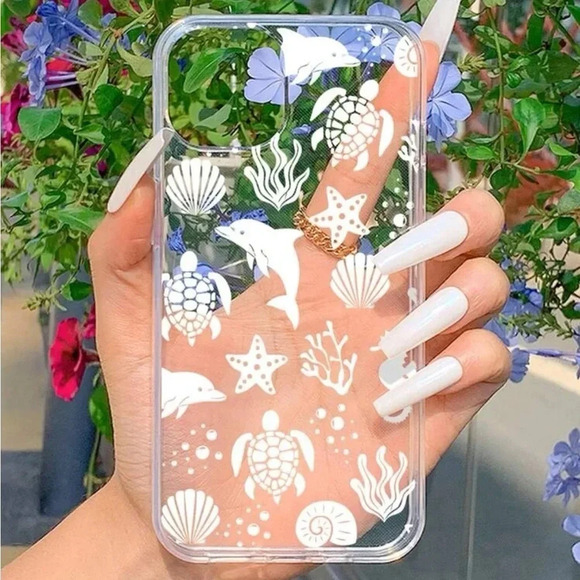 Accessories - ⚠️Clearance iPhone 14/Pro/Pro Max Cute Dolphins Phone Case